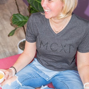 MCXI • Graphic Soft V-Neck Unisex Tee