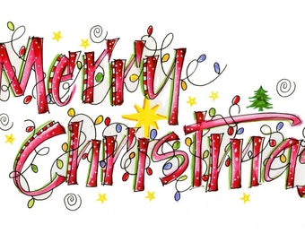 merry christmas lights holiday counted cross stitch pattern PDF