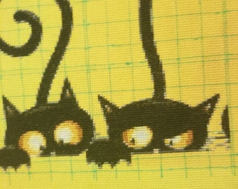 3 Black cats counted cross stitch pattern