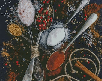 Sugar and Spice counted cross stitch pattern digital pdf