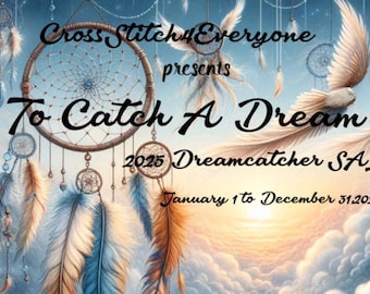 Dreamcatcher Cross Stitch Pattern: To Catch a Dream SAL (Digital PDF)