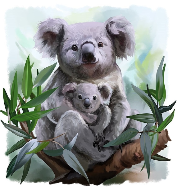 Koala Bear w/ Leaves Koala Bear w/ Leaves