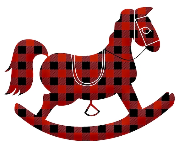 buffalo rocking horse