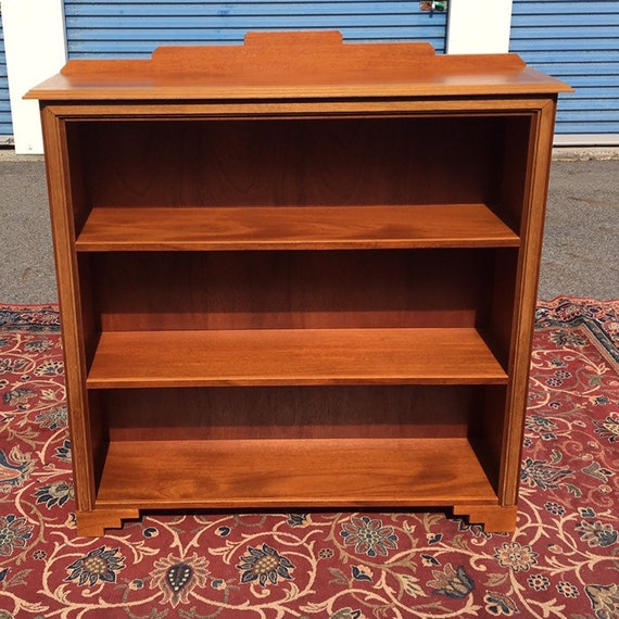 Mahogany Wood Bookshelf Southwestern Style Custom Made Etsy