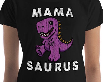 Mothers Day T Shirt Gift For Mom, Womens Dinosaur T Shirt, Mom Gift Idea For Her, Mamasaurus Funny TShirt For Mothers, T-Rex Mom Funny Gift