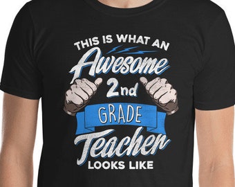 2nd Grade Teacher Shirt 2nd Grade Teacher Gift Teacher Appreciation Gift Teacher Gifts End Of Year Teacher Tshirt Teacher Gifts Personalized