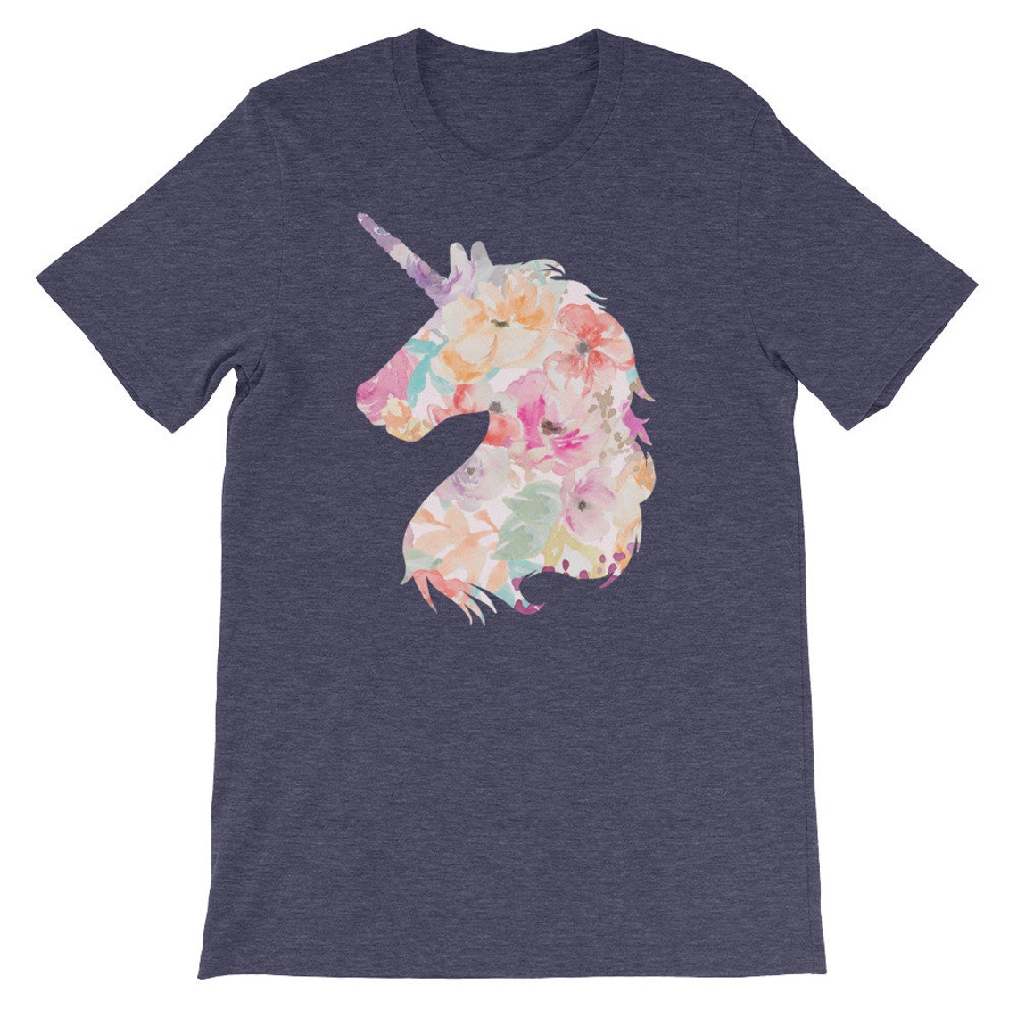 Floral Unicorn Shirt Unicorn Shirt Adult Unicorn Flowers Etsy.de