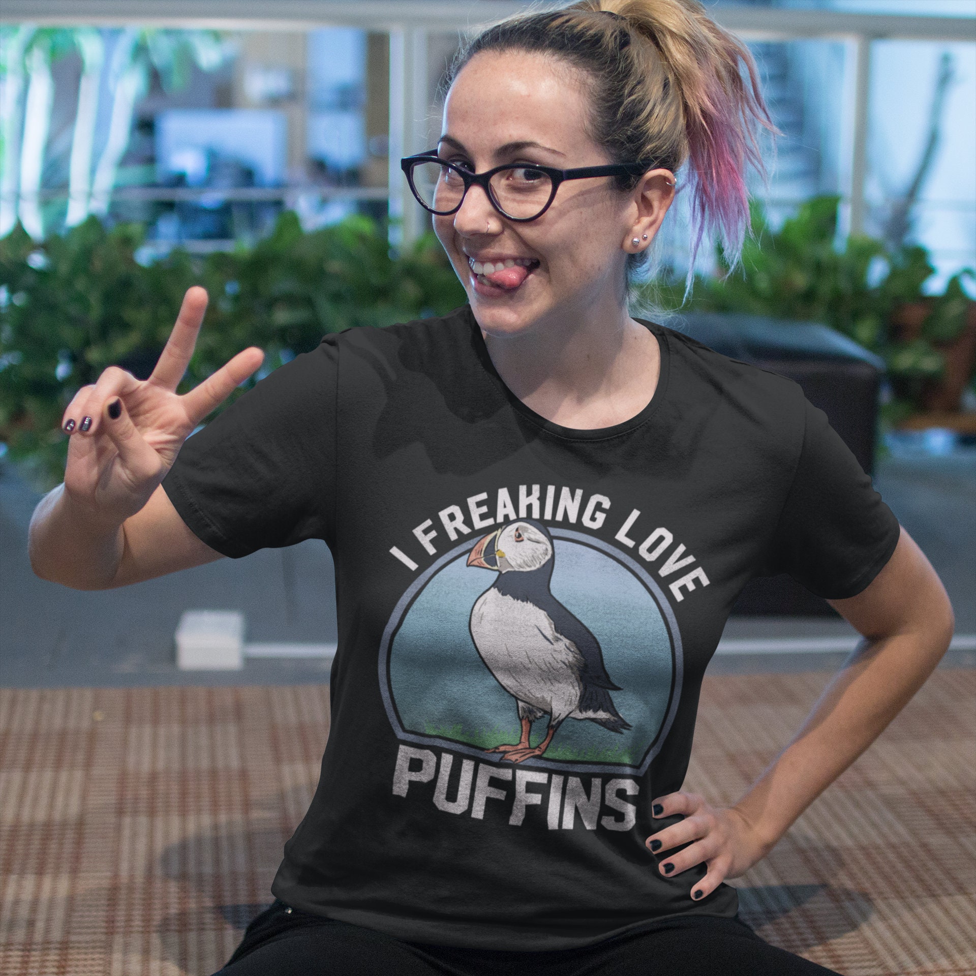 puffin t shirt women's