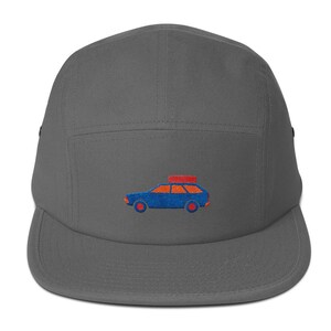 5 Panel Camper Cap Cap Embroidered/Embroidered Station Wagon/Car Combi image 2