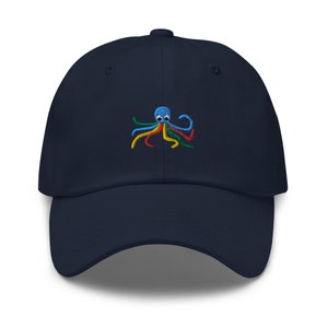 Dad hat with octopus image 4