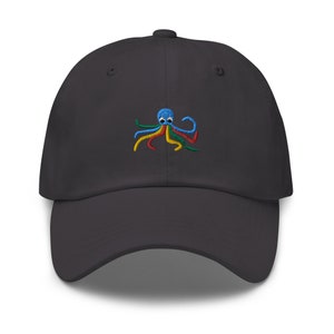 Dad hat with octopus image 3