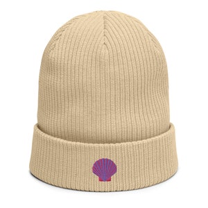 Organic ribbed beanie image 1