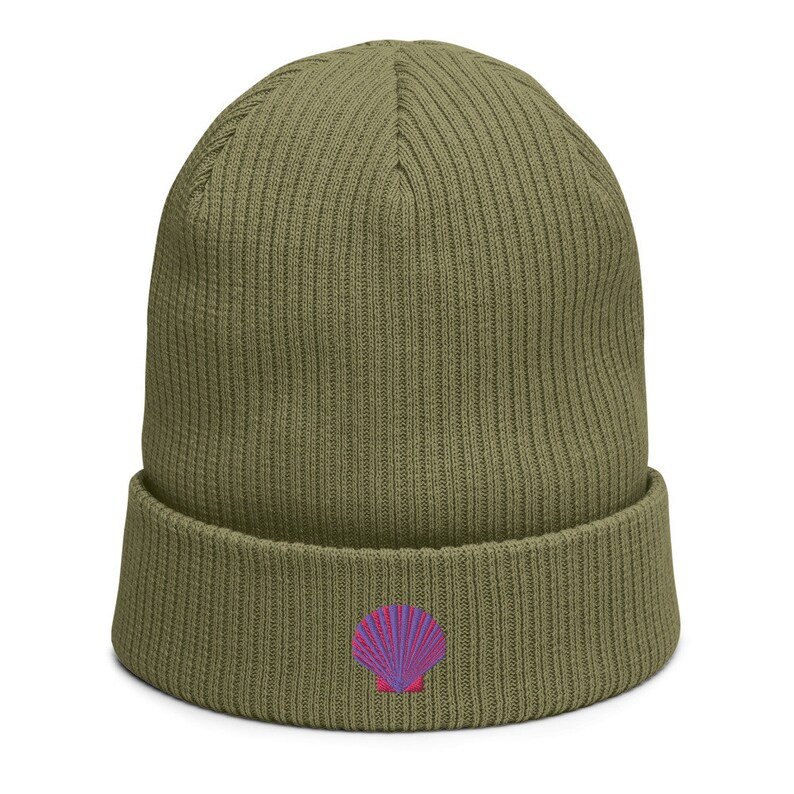 Organic ribbed beanie image 4