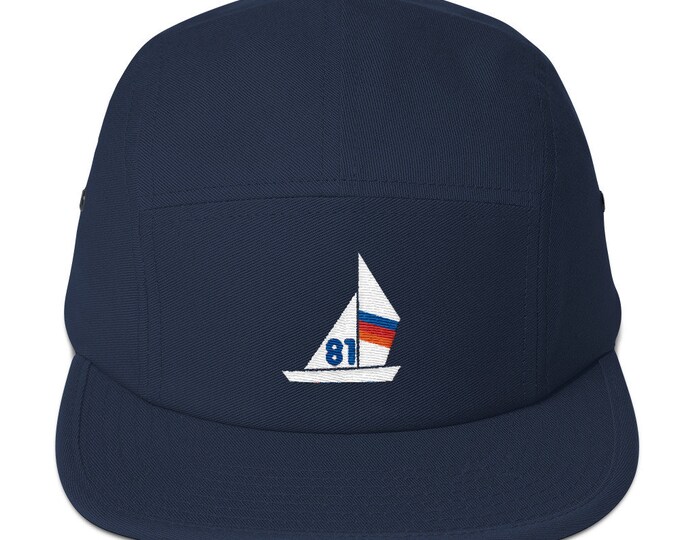 5 Panel Camper Cap Cap Embroidered/Embroidered Boat/Boat