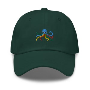 Dad hat with octopus image 1