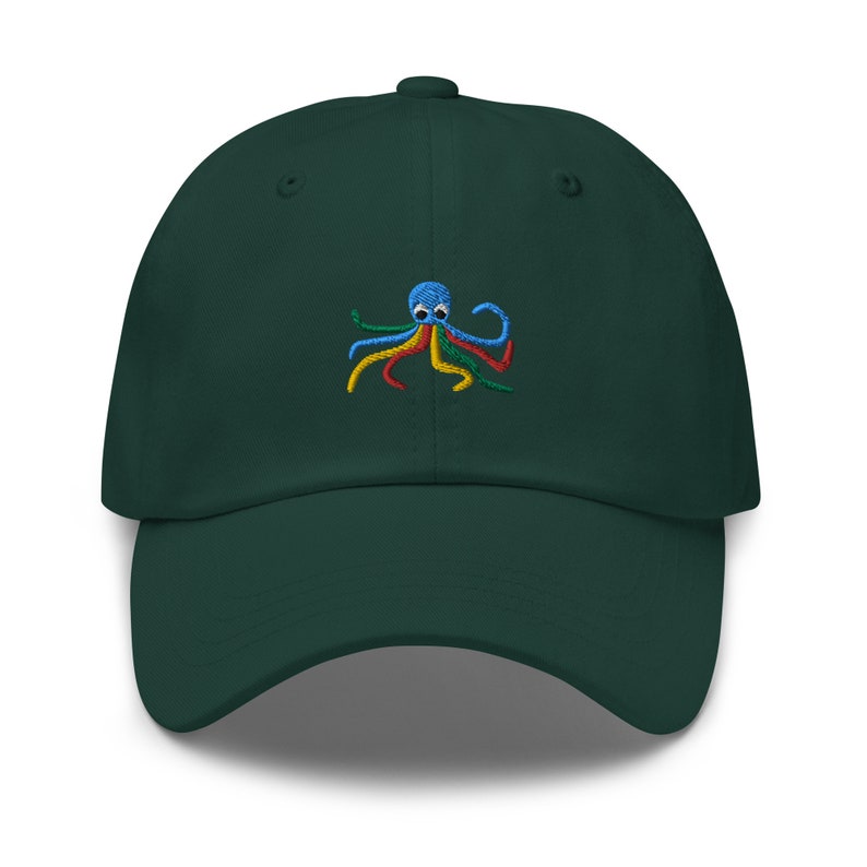 Dad hat with octopus image 1