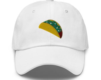 Unisex Dad Hat / Baseball Cap Embroidered with Taco