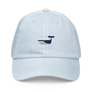 Unisexe Dad Hat / Baseball Cap Pastel brodé de baleine / Whale