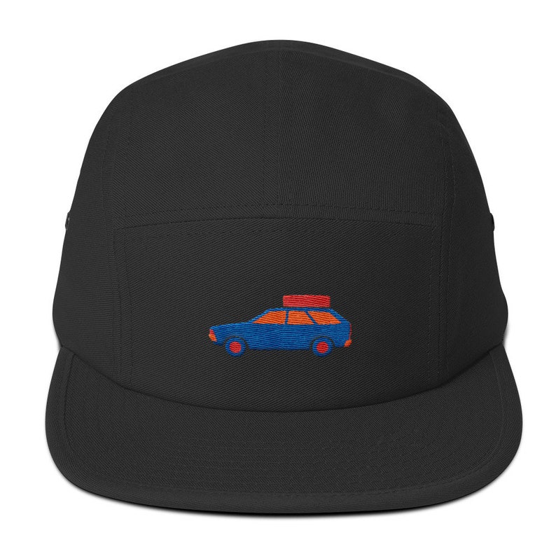 5 Panel Camper Cap Cap Embroidered/Embroidered Station Wagon/Car Combi image 4