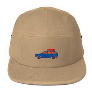 5 Panel Camper Cap Cap Embroidered/Embroidered Station Wagon/Car Combi image 1