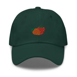 Unisex Dad Hat / Baseball Cap Embroidered with Strawberries / Strawberries image 7