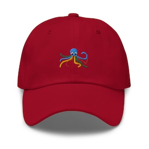 Dad hat with octopus image 5