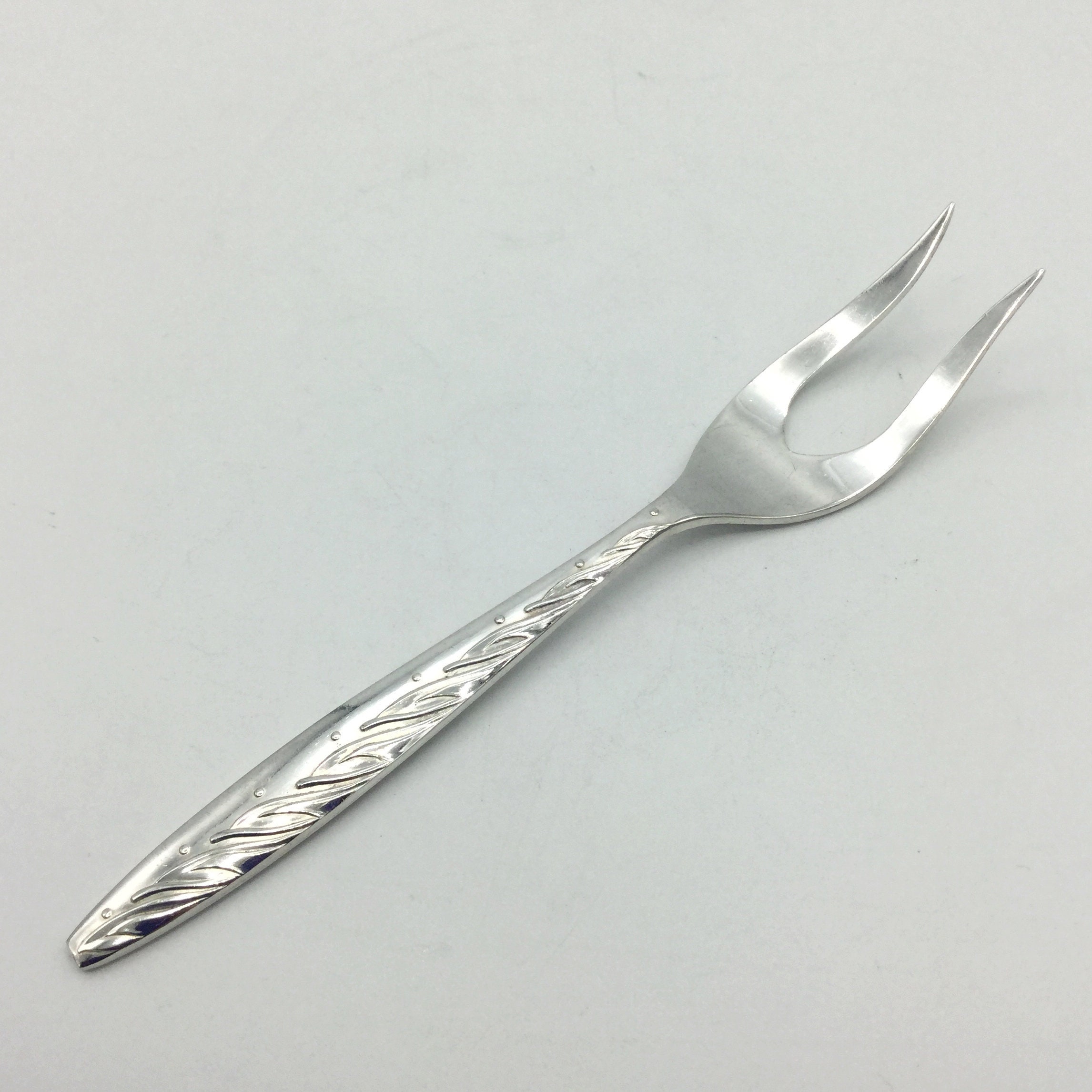 Vintage Serving Fork Angora Silver Plated Bread Fork 1960s Etsy Australia