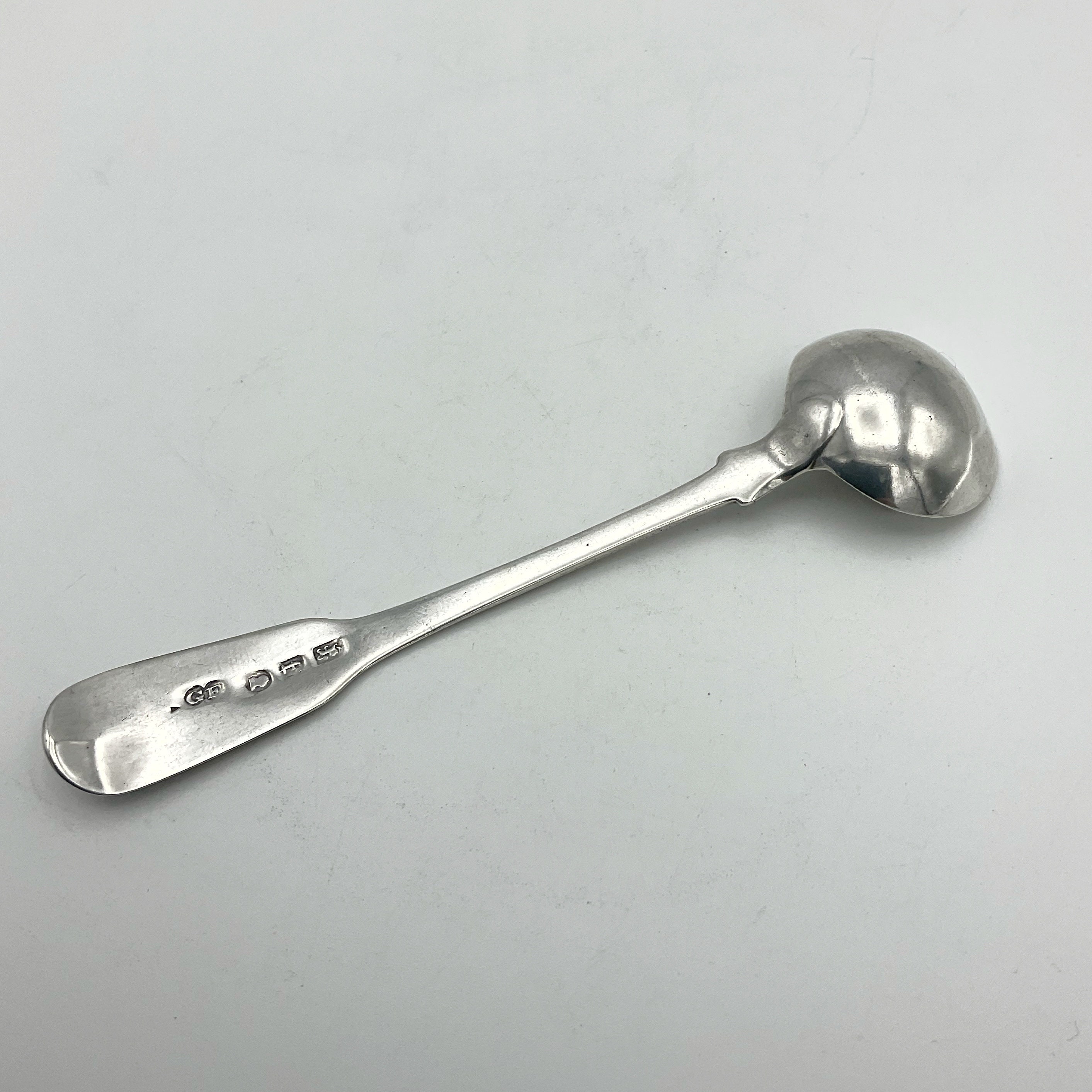 Antique Silver Condiment Spoon Salt Spoon Sterling Etsy