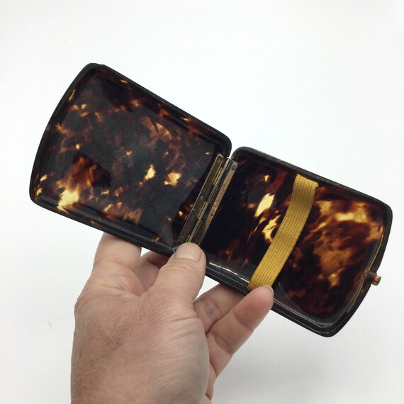 celluloid cigarette case 1920s Faux Tortoiseshell Cigarette Case, Art Deco, Celluloid, Tortoise  Shell Pattern, Jewellery Case