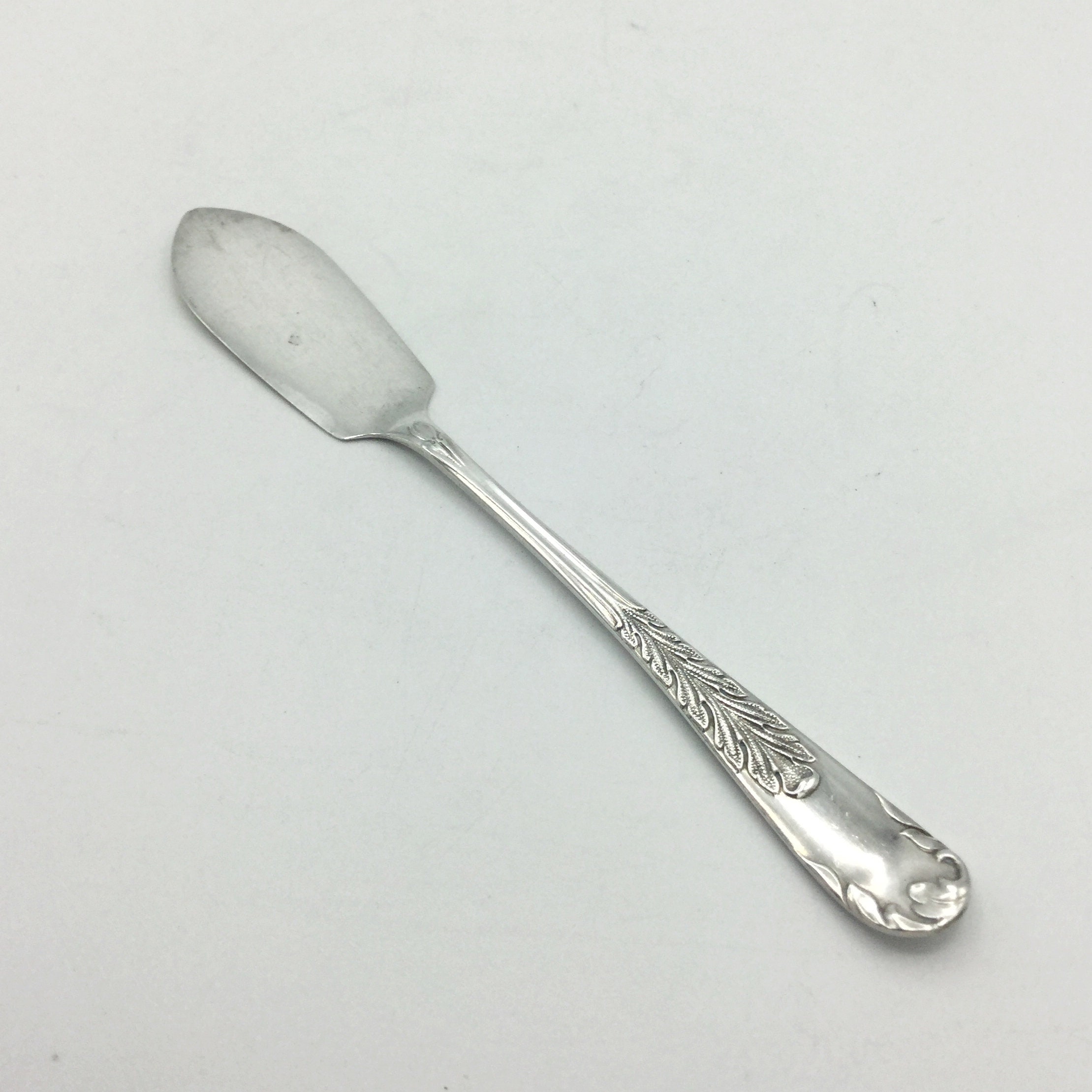 Antique Sterling Silver Butter Knife Silver Palette Knife Etsy