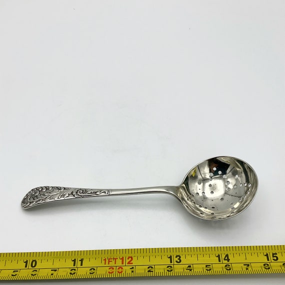 Antique sugar spoons silver deals