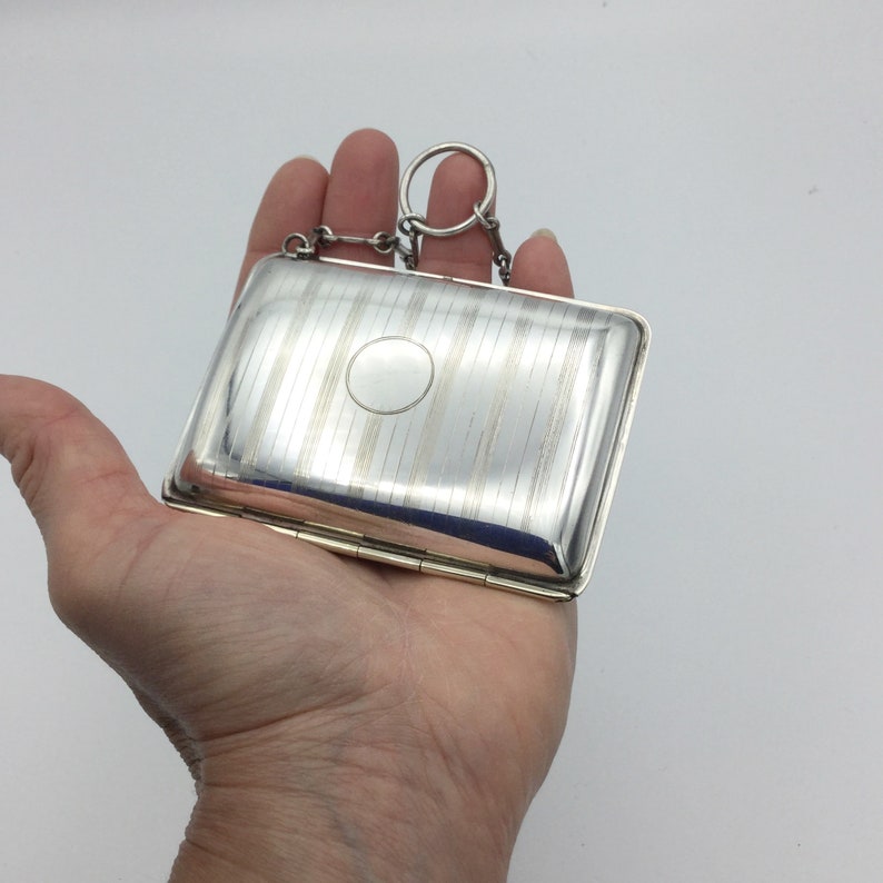 Vintage Silver Plate Purse EPNS Purse Antique Evening Purse Coin Purse