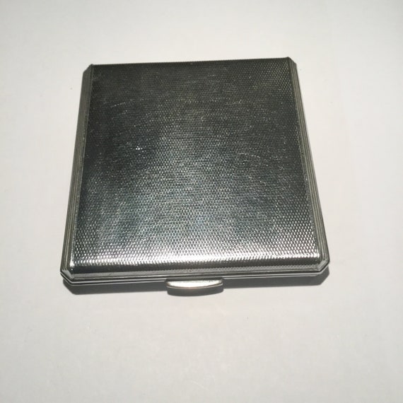 Tallent 1940s Powder Compact, vintage Art Déco style anglais Compact