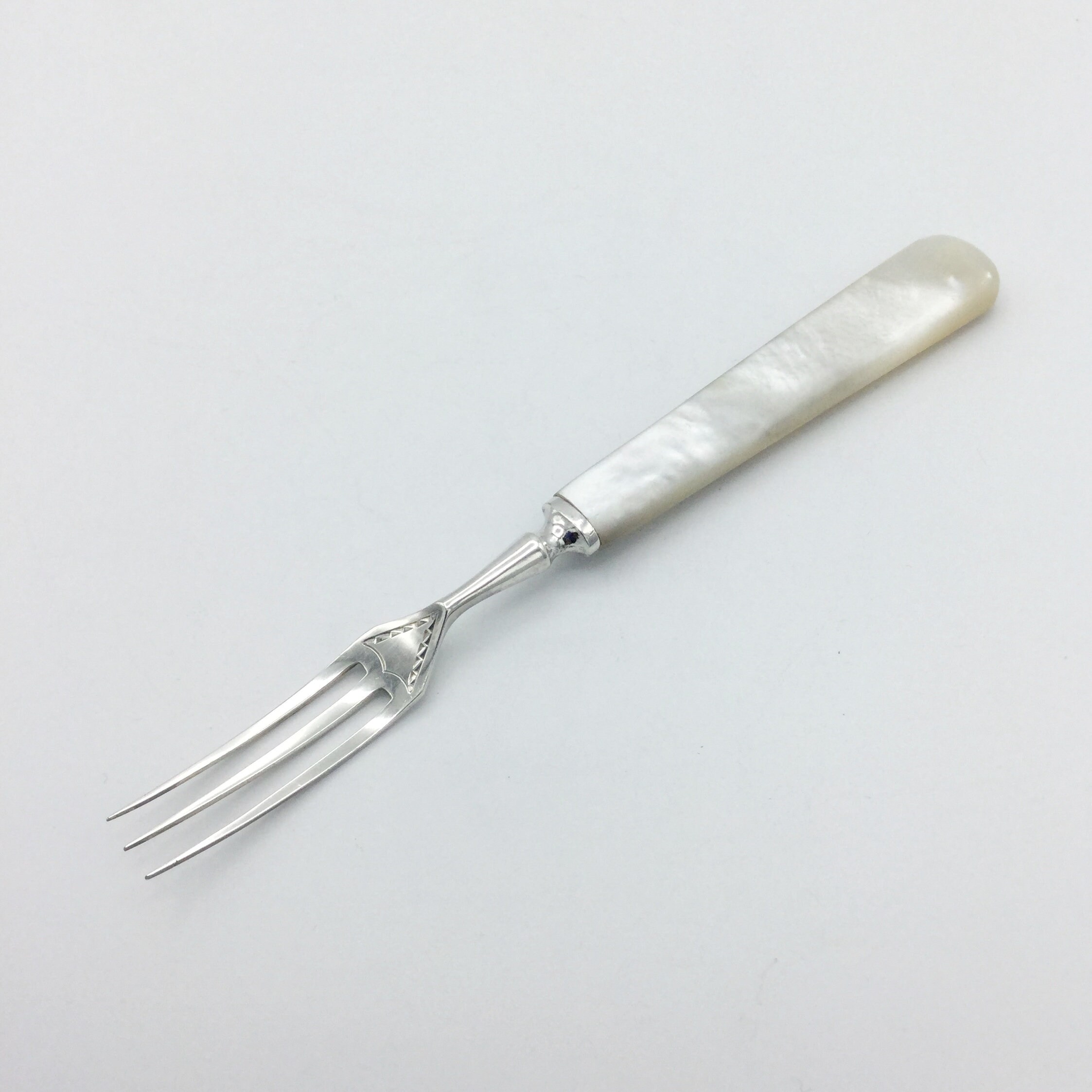 FREEPOST Antique Sterling Silver Pickle Fork Silver Serving Etsy
