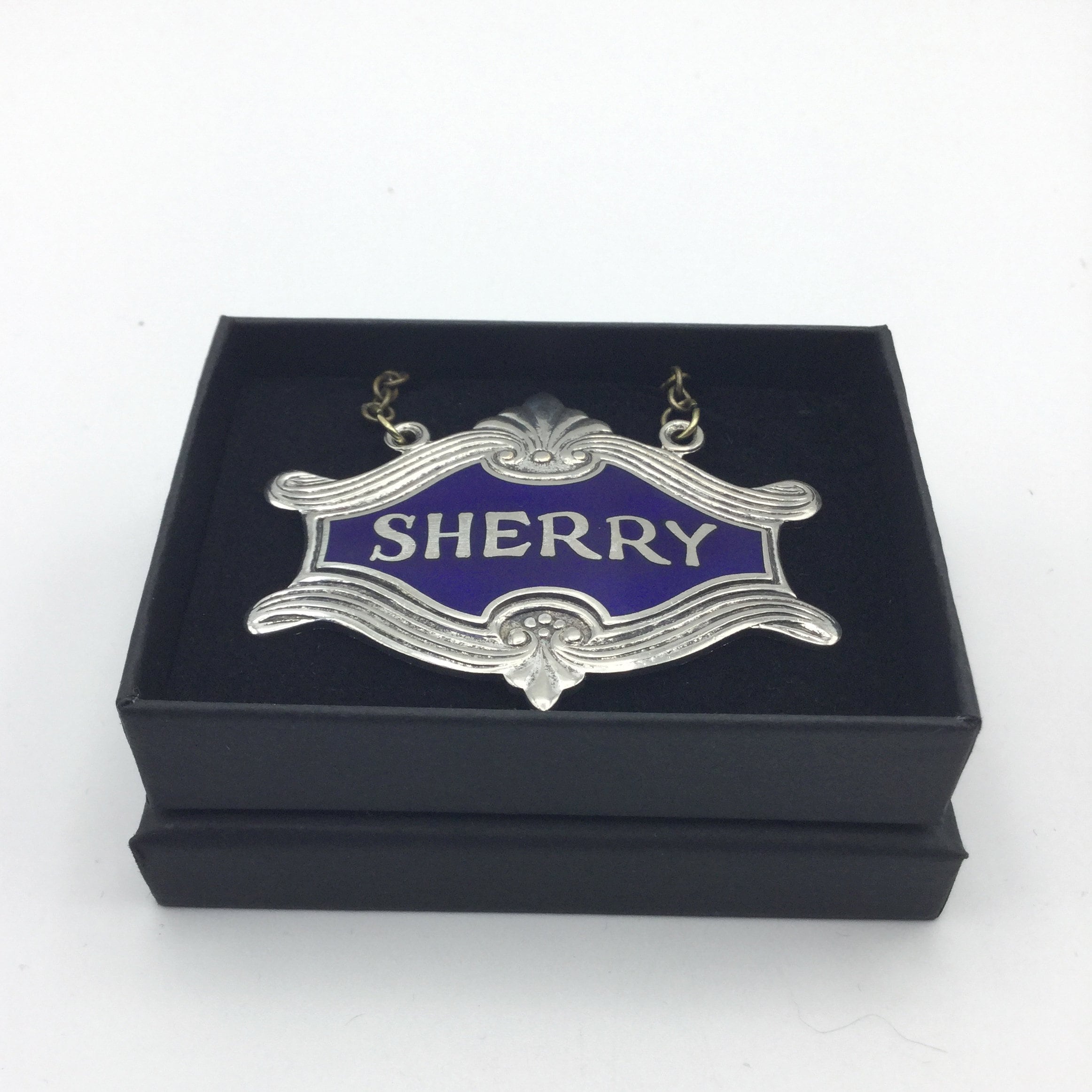 Vintage Sherry Decanter Label Silver Plated Decanter Tag Etsy Australia