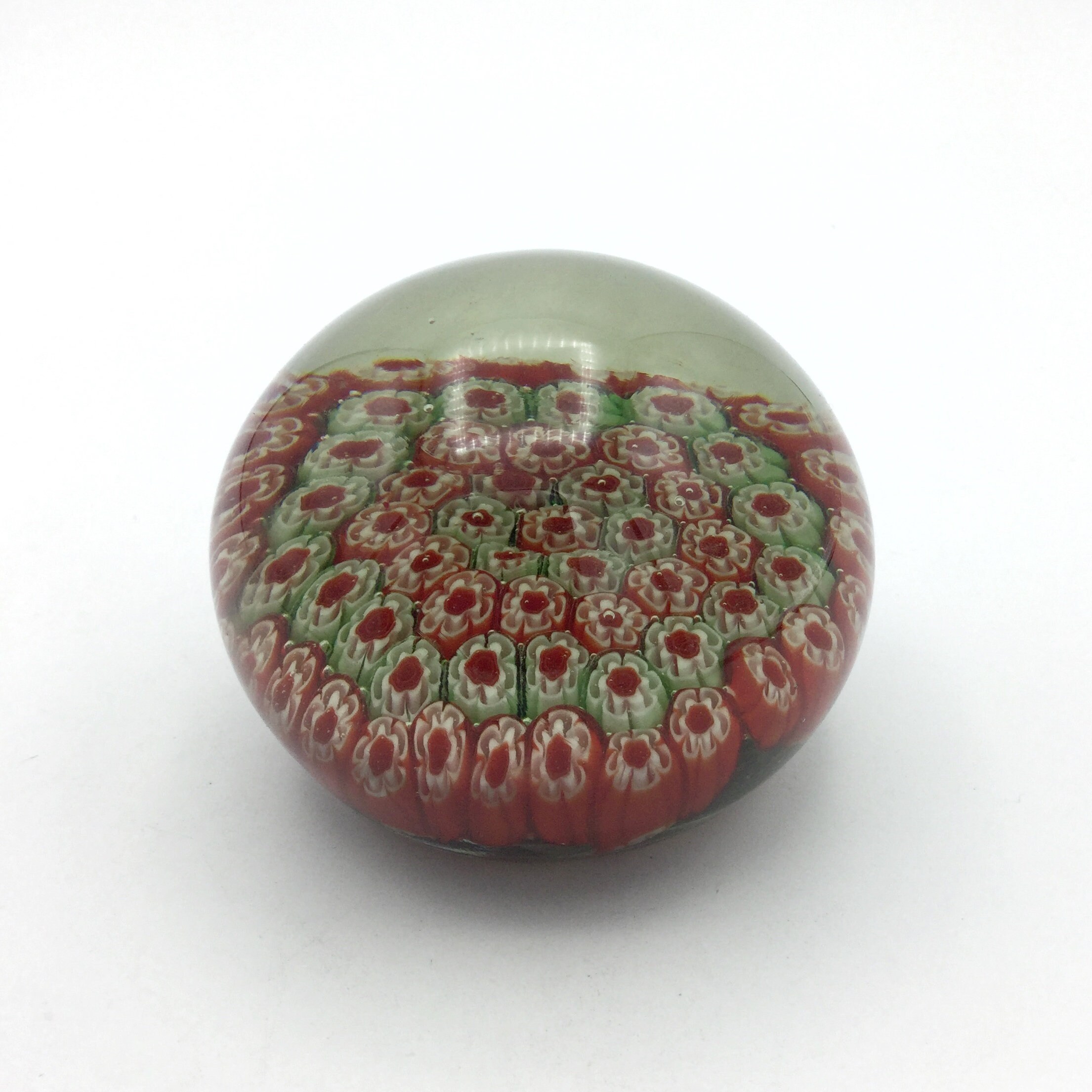 Millefiori Glass Paperweight Colourful Murano Millefiori Etsy UK