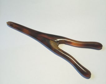 Antique Glove Stretchers, Vintage Glove Stretchers, Faux Tortoiseshell, Edwardian Glove Accessories