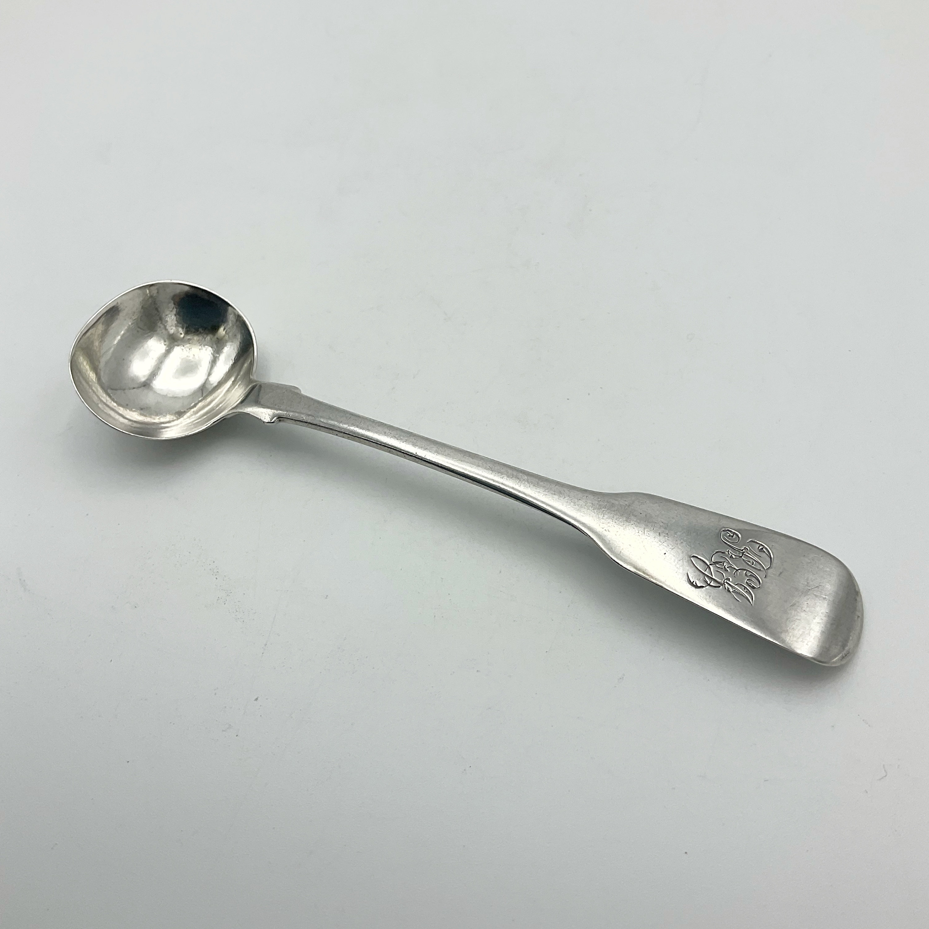 Antique Silver Condiment Spoon Salt Spoon Sterling Etsy