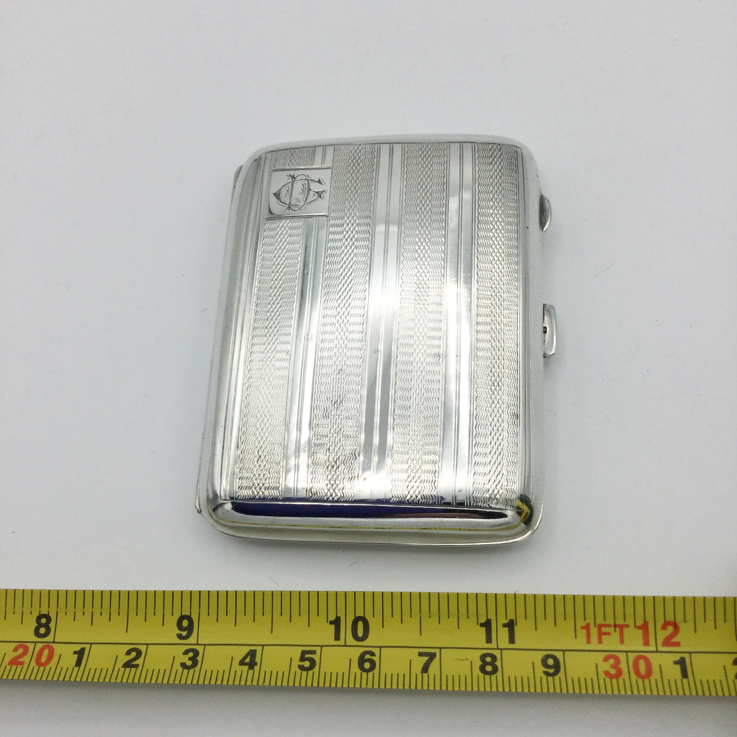 シルバー 950 純銀製 シガレットケース アンティーク タバコケース