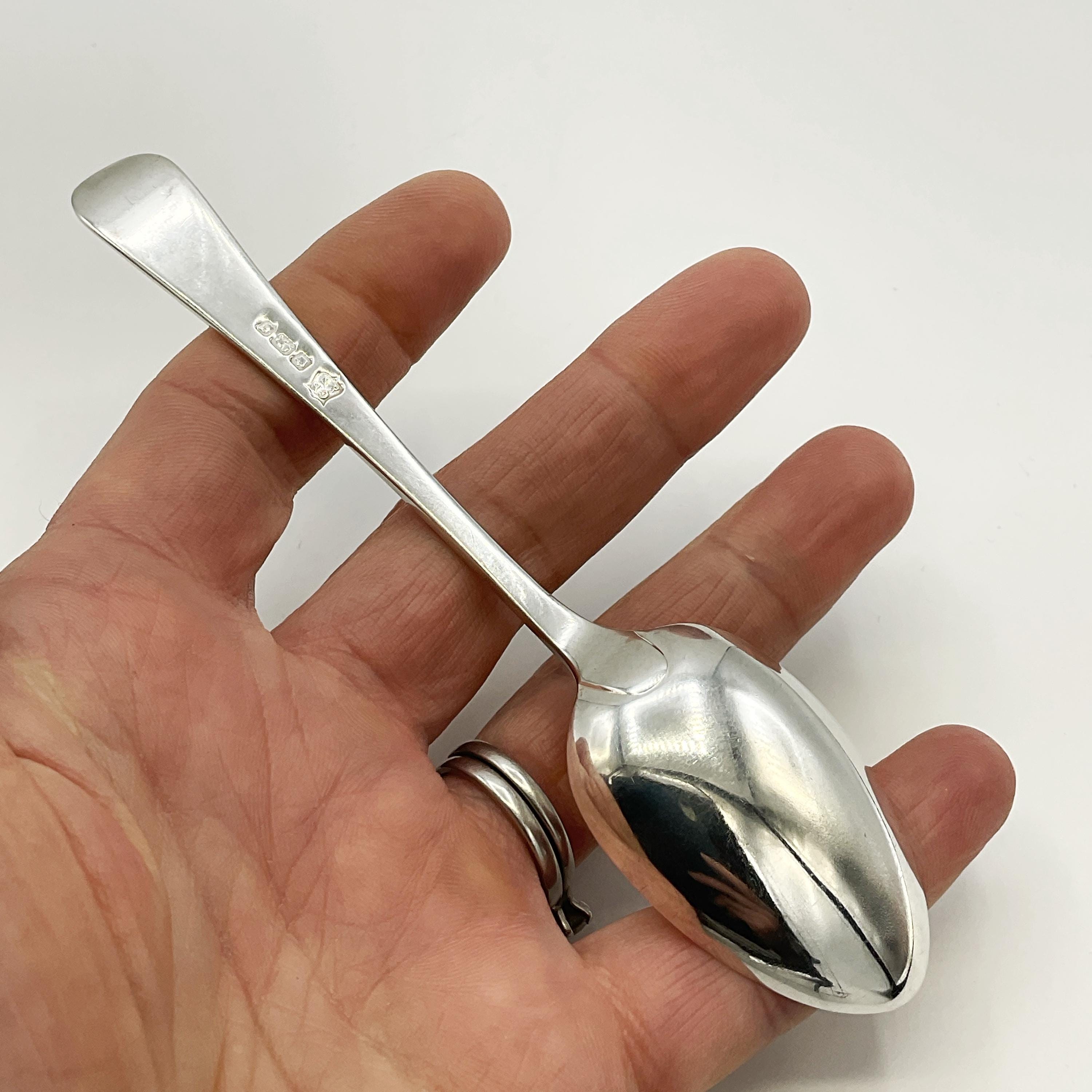 Antique 1910 Sterling Silver Teaspoon, English Silver - Etsy