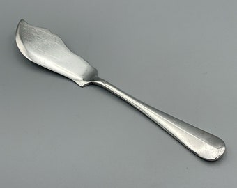 Antique Silver Plated Butter Knife, Mappin & Webb, Prince’s Plate, Serving Cutlery, Rat’s Tail Design