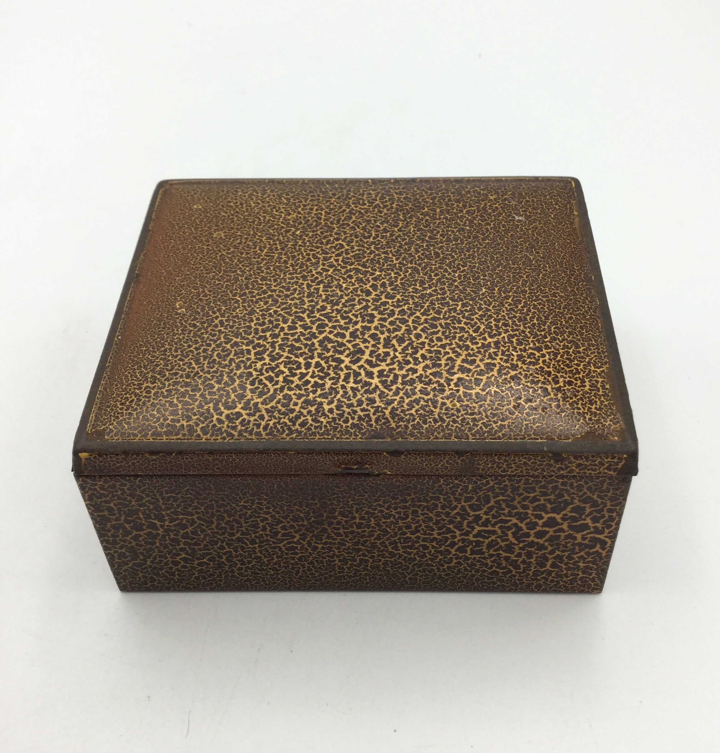 Vintage Trinket Box Metal Trinket Box Stash Box 1950s Etsy