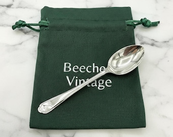 Antique 1910 Sterling Silver Teaspoon, English Silver - Etsy
