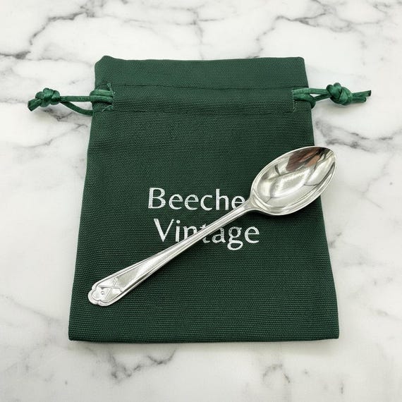 1930s Sterling Silver Coffee Spoon, Golf Motif - Etsy