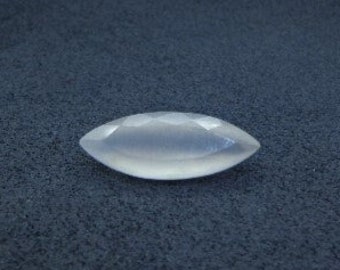 Chalcedony Gemstone - Clear Chalcedony, Scottish Agate, Marquise Shaped, Scotland, Jewellery Making - FREE WORLDWIDE DELIVERY