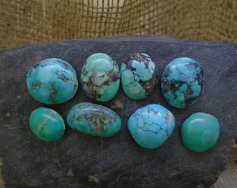 50 Turquoise Blue Glass Crackle Beads 10mm Jewellery Making J04182XE