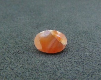 Angus Carnelian Gemstone -  Natural Colour, Oval Shaped, Ethiebeaton Quarry, Scotland, Jewellery Making - FREE WORLDWIDE DELIVERY