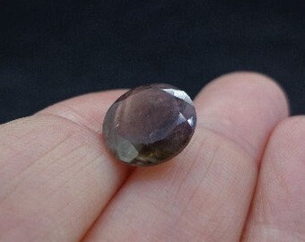 Scottish Amethyst Gemstone - Smoky Amethyst, Round Shape, Facet Cut, Quartz, Scotland, Jewellery Making - FREE WORLDWIDE DELIVERY