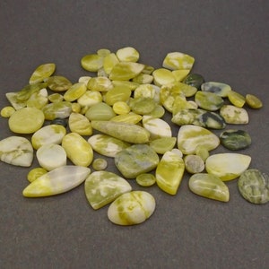 Scottish Marble Cabs - 75g Mixed Lot, Stone Cabs, Jewellery Setting, Wonky Seconds, Scotland, Crafts, Scotland, FREE WORLDWIDE DELIVERY