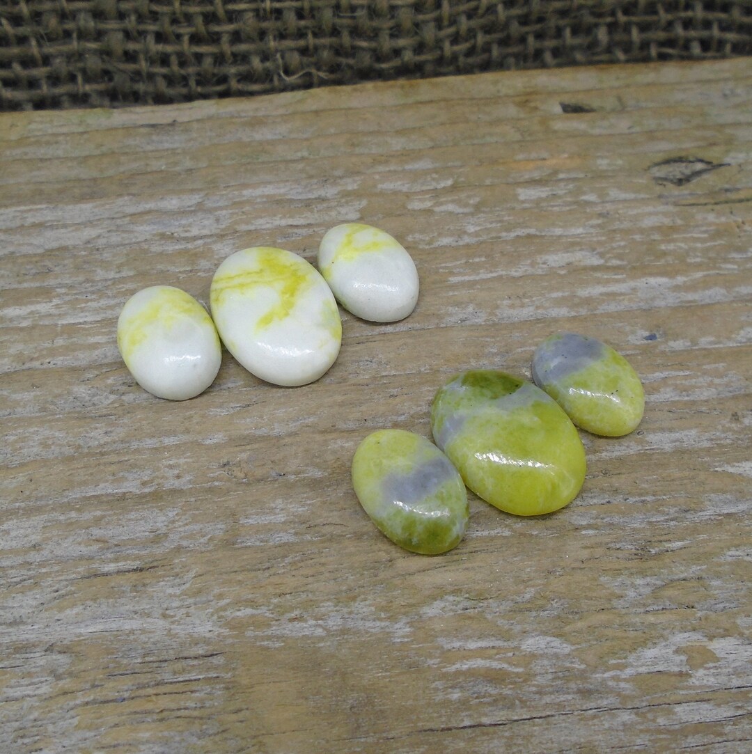 2 X Scottish Highland Marble Triple Set of Cabochons Etsy UK